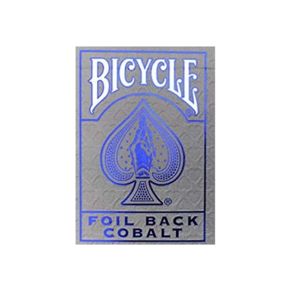 Гральні карти Bicycle Foil Back Cobalt (blue) (02441) - зображення 1