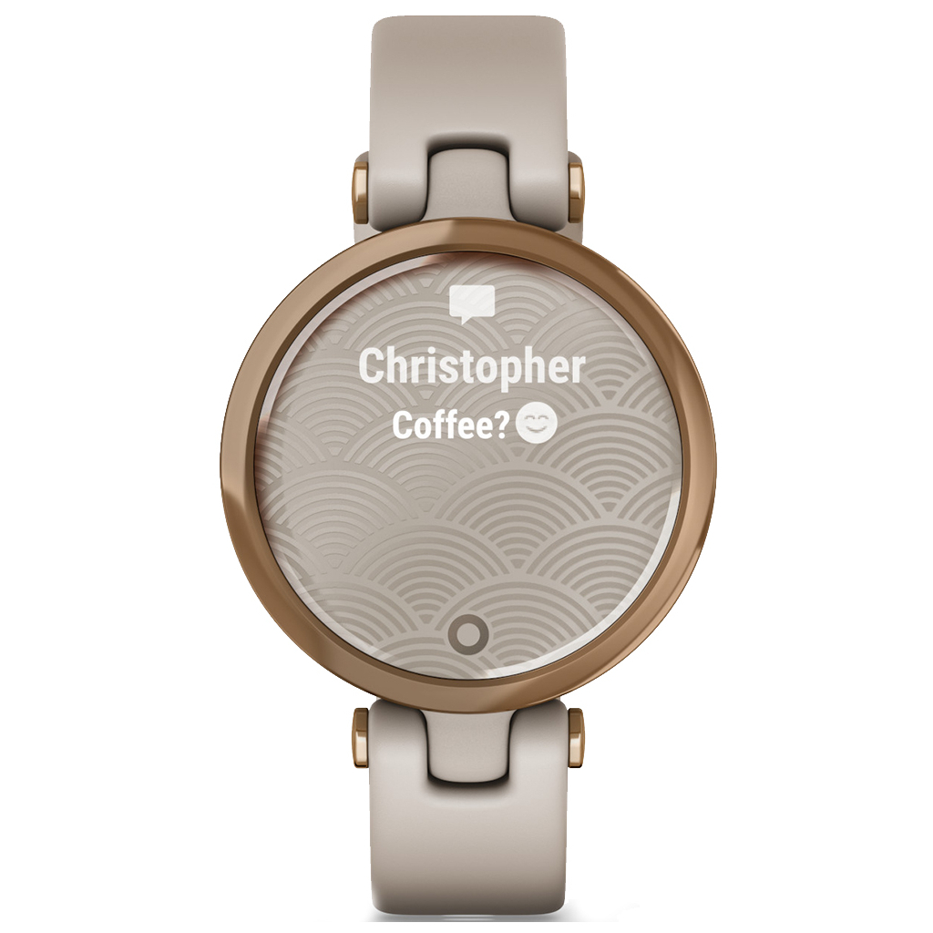Смарт-годинник Garmin Lily, RoseGold, LightSand, Silicone (010-02384-11) - зображення 8