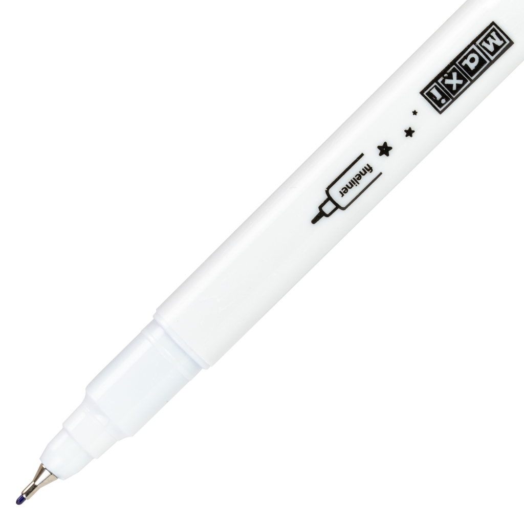 Фломастери Maxi пензлики BRUSH-TIPPED + лайнери 2в1, 12 кольорів, лінія 0,4-6 мм (MX15239) - изображение 4