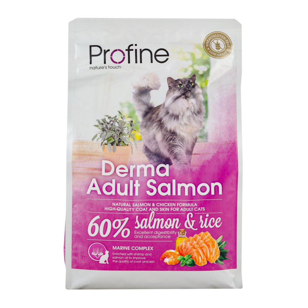 Сухий корм для кішок Profine Cat Derma з лососем і рисом 2 кг (8595602517763) - зображення 2