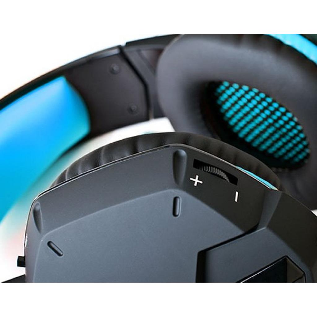Навушники REAL-EL GDX-7500 black-blue - зображення 4