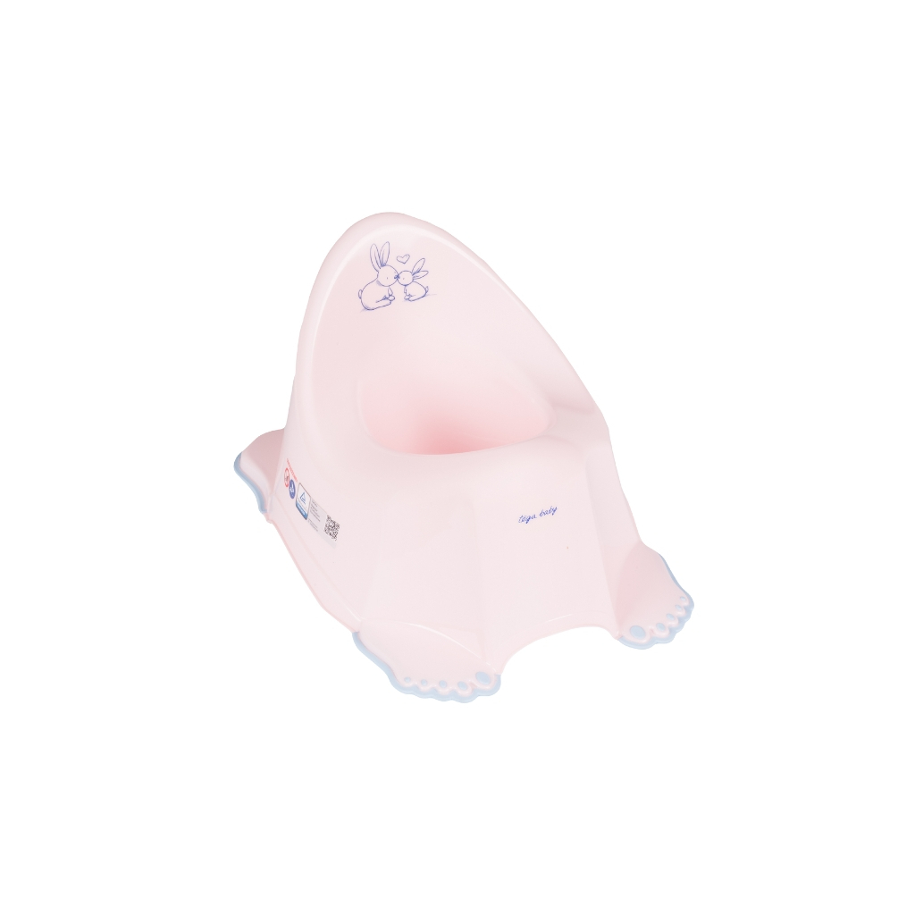 Горщик Tega Baby антиковзкий Bunny powder pink (KR-001-104) - изображение 1