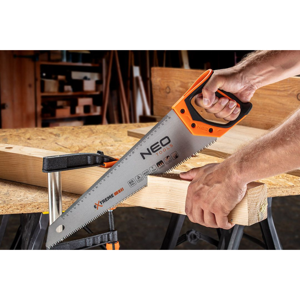 Ножівка Neo Tools по дереву, Extreme, 400 мм, 7TPI (41-131) - зображення 5