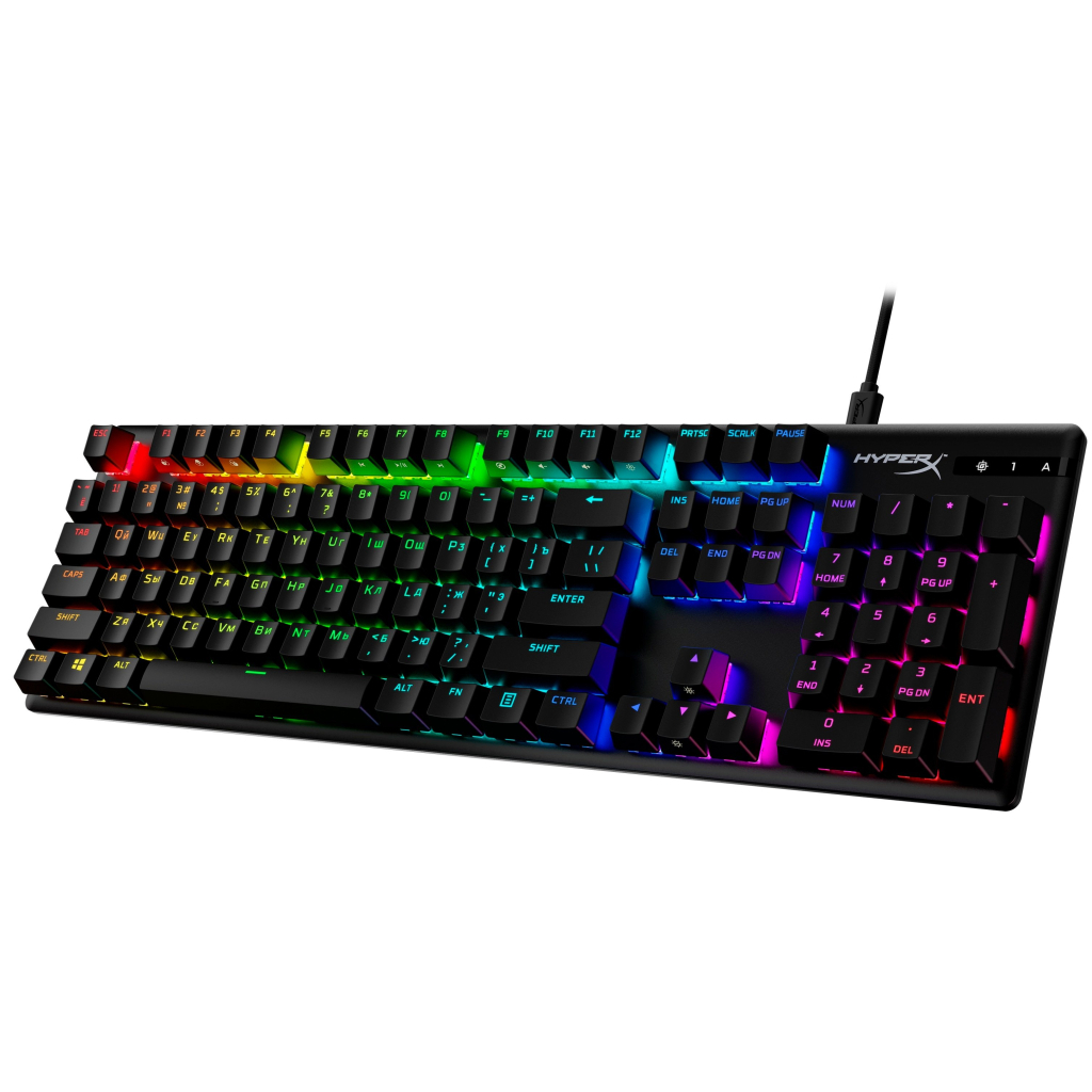 Клавіатура HyperX Alloy Origins PBT HX Aqua (639N5AA) - зображення 3