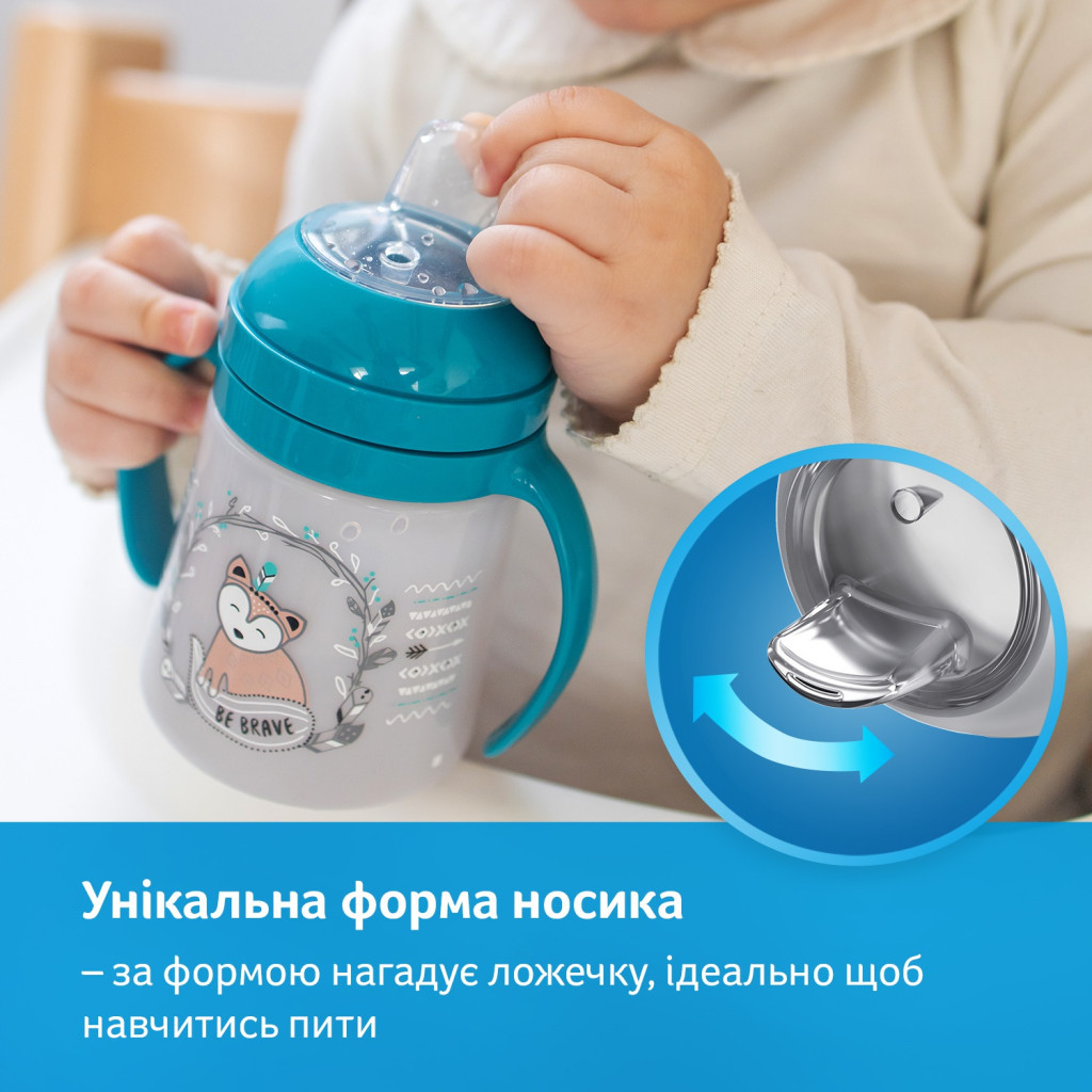 Поїльник-непроливайка Lovi Easy Switch Indian Summer 150 мл (35/352) - изображение 4