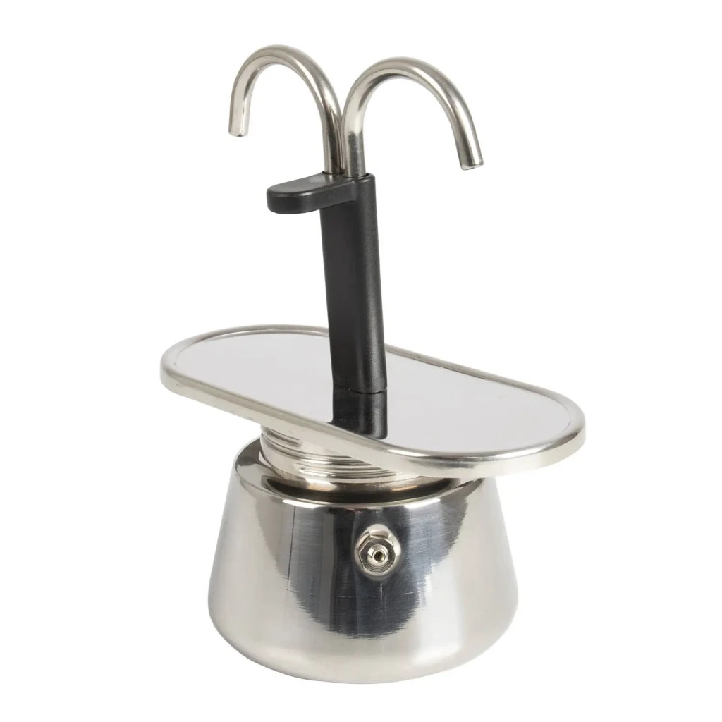 Кавоварка кемпінгова Bo-Camp Stainless Steel 2-cups Silver (2200545) - зображення 3