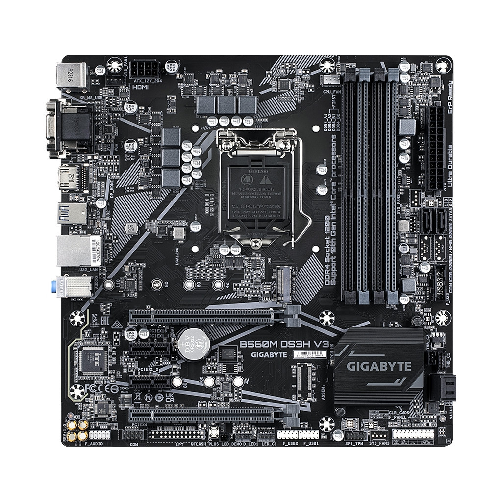 Материнська плата GIGABYTE B560M DS3H V3 - зображення 1