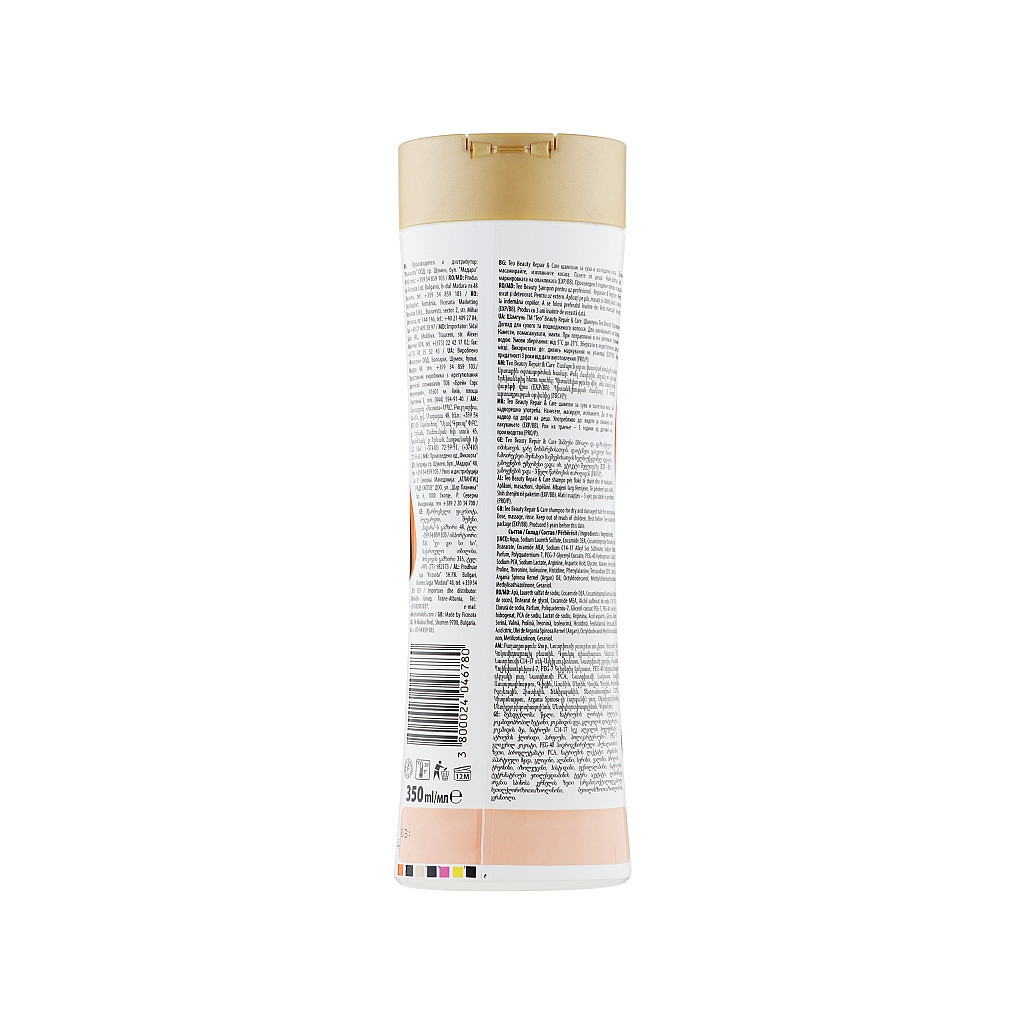 Шампунь Teo Beauty Repair & Care Для сухого та пошкодженого волосся 350 мл (3800024046780) - зображення 2