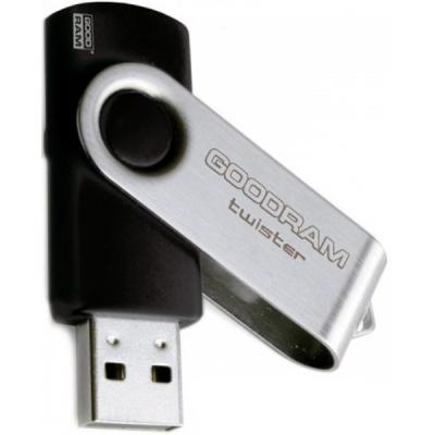 USB флеш накопичувач Goodram 4GB Twister Black USB 2.0 (UTS2-0040K0R11) - зображення 2