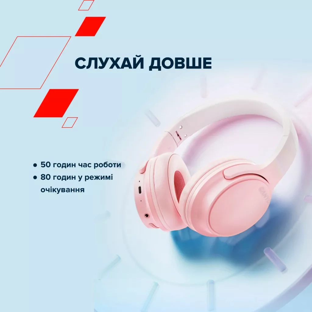 Навушники Canyon OnRiff 4 Bluetooth Pink (CNS-CBTHS4P) - зображення 12