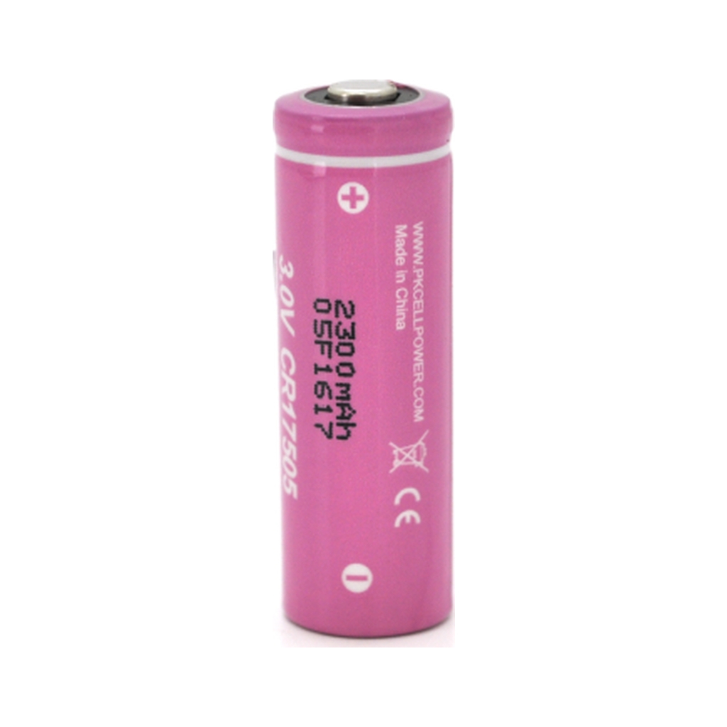 Батарейка CR17505 (size A), 3.0V 2300mah, Lithium, OEM PkCell (CR17505) - зображення 1