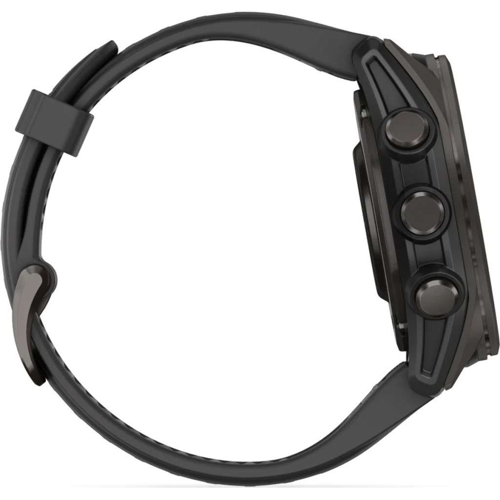 Смарт-годинник Garmin fenix 8 43mm, AMOLED, Saph, CrbnGry Ti/Blk, Blk/PebblGryBnd, (010-02903-21) - изображение 4