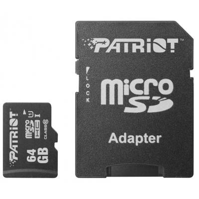 Карта пам'яті Patriot 64GB microSD class10 UHS-1 (PSF64GMCSDXC10) - изображение 1
