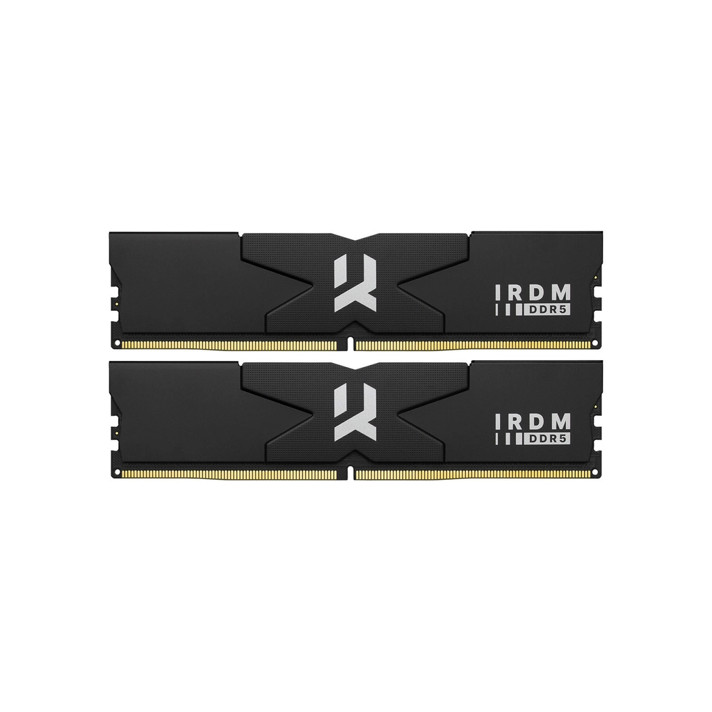 Модуль пам'яті для комп'ютера DDR5 32GB (2x16GB) 6000 MHz IRDM Black Goodram (IR-6000D564L36S/32GDC) - зображення 1