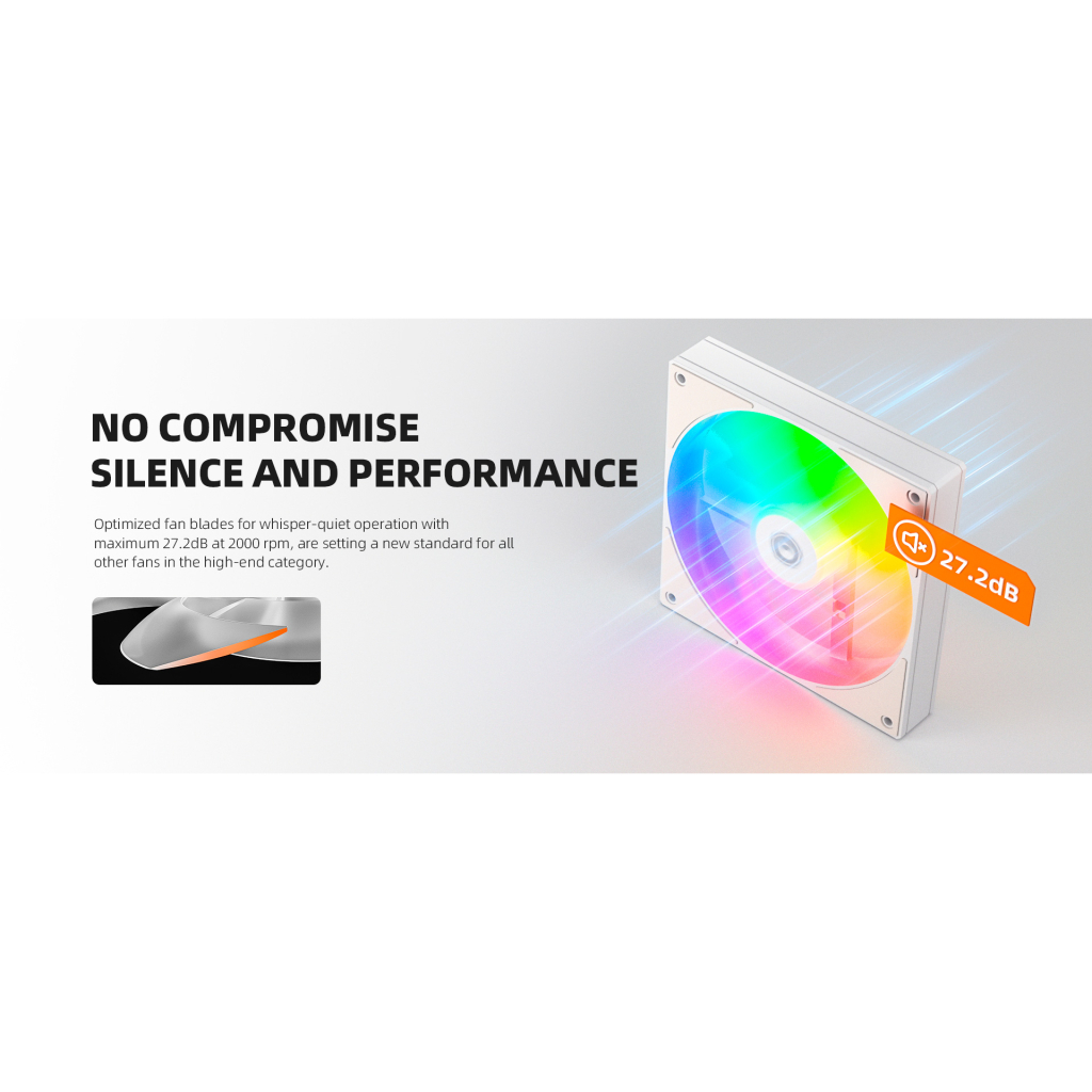 Кулер до корпусу ID-Cooling AS-120-ARGB-W - зображення 9