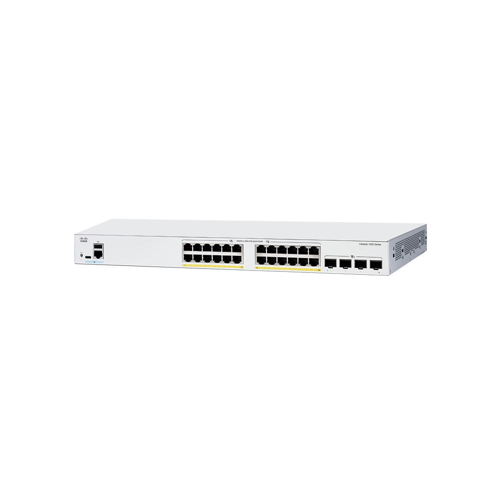 Комутатор мережевий Cisco C1200-24FP-4G - зображення 1