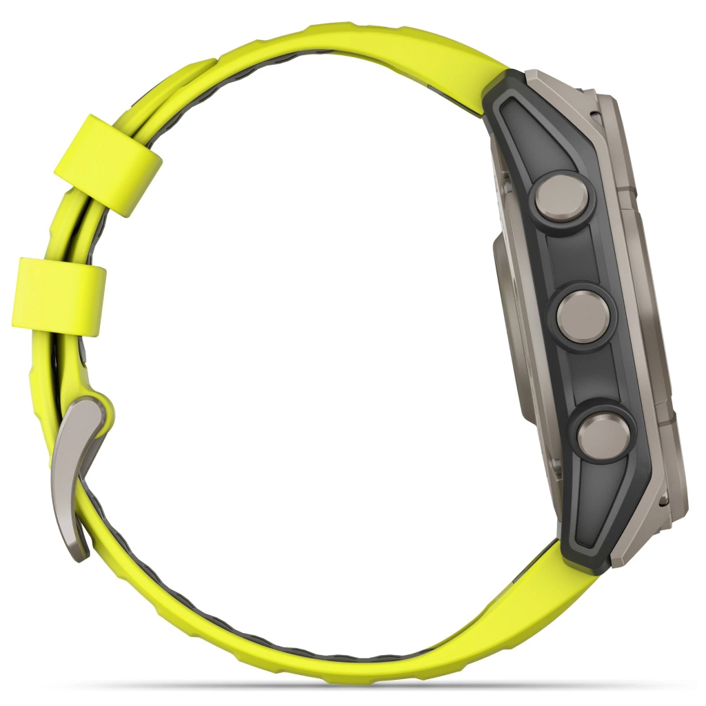 Смарт-годинник Garmin fenix 8 51mm,Saph Solar, BareTi/Graphite,AmpYe/GrphBnd (010-02907-21) - изображение 4