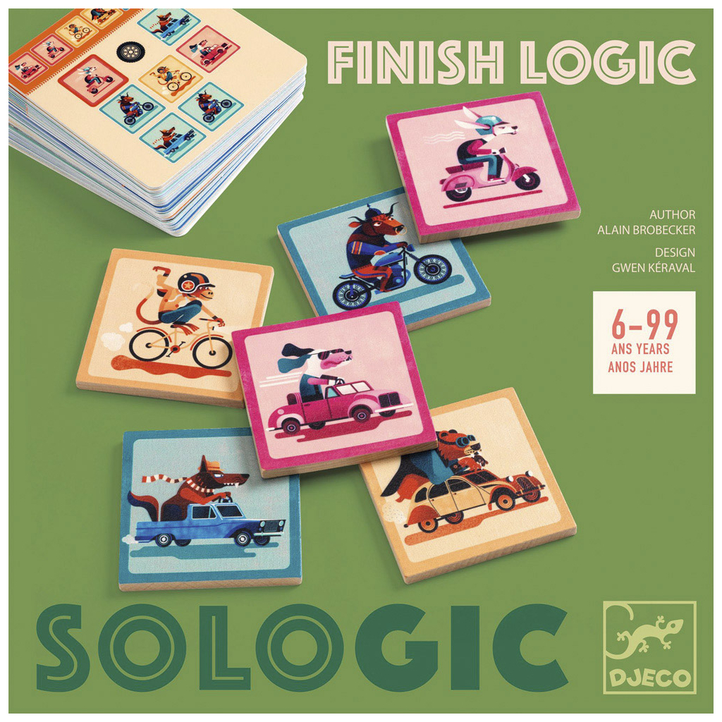 Настільна гра Djeco Логічний фініш (Finish Logic) (DJ08540) - зображення 1