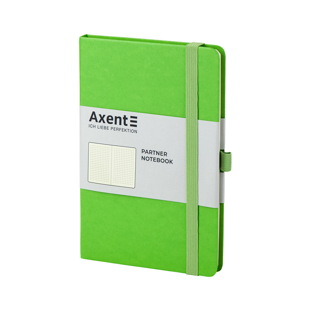 Книга записна Axent Partner 125х195 мм в точку 96 аркушів Салатова (8306-09-A) - зображення 2