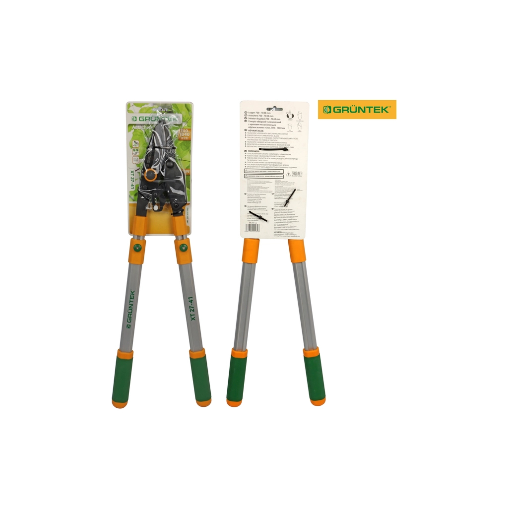 Секатор Gruntek XT 27-41 з храповим механізмом, d 40мм, 700-1040мм, з телескопiчними ручками (295070140) - зображення 10