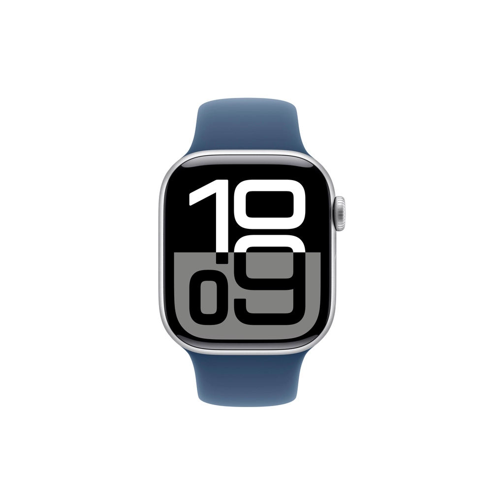 Смарт-годинник Apple Watch Series 10 GPS 42mm Silver Aluminium Case with Denim Sport Band - M/L (MWWC3QH/A) - изображение 2