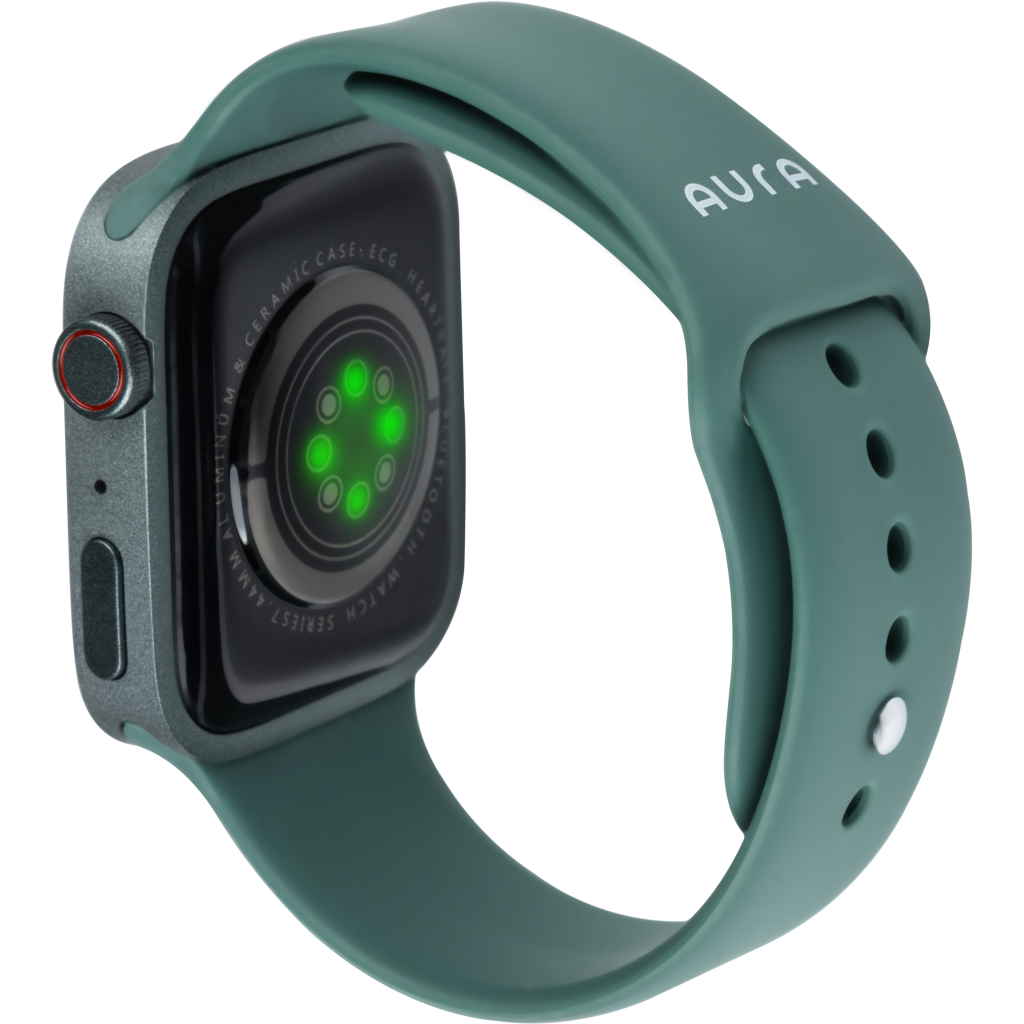Смарт-годинник AURA X1 Pro 44mm Green (SWAX144G) - зображення 3