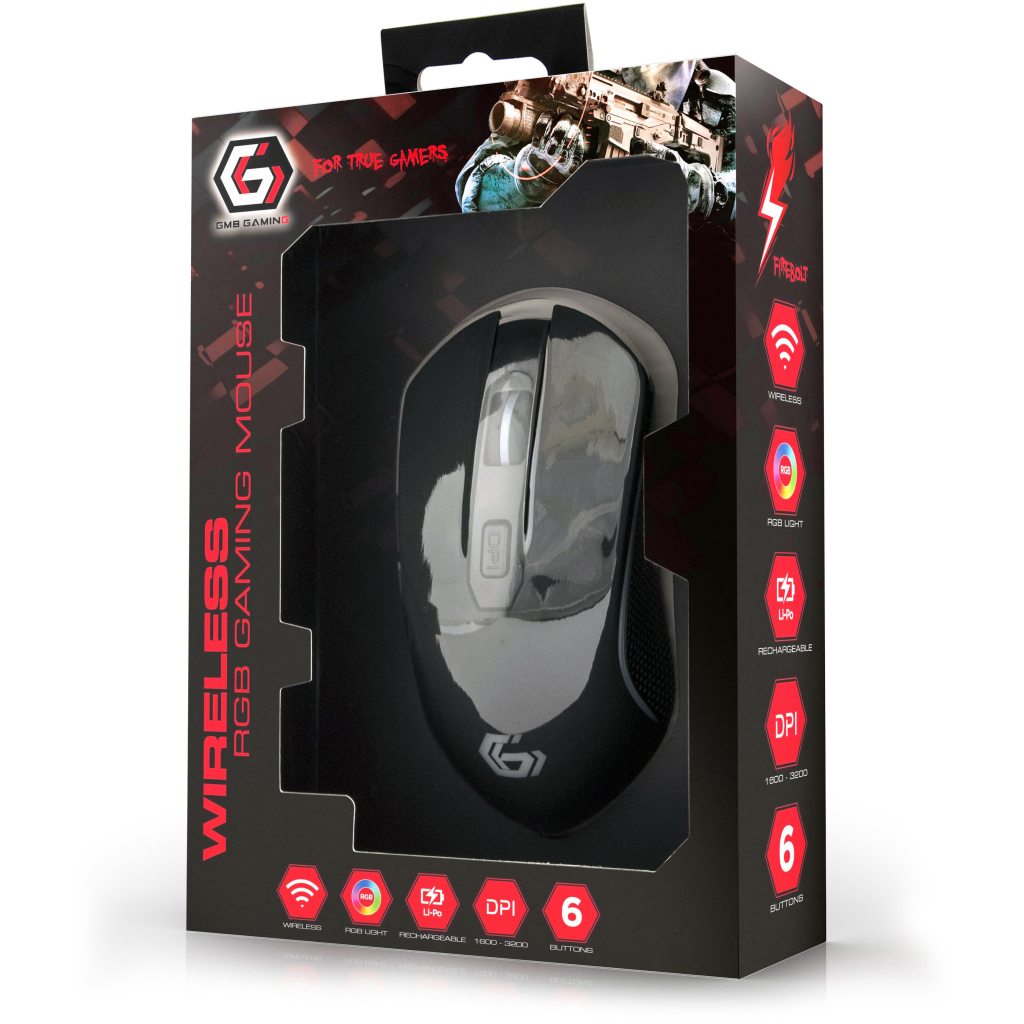 Мишка Gembird MUSGW-6BL-01 Wireless Black (MUSGW-6BL-01) - зображення 3