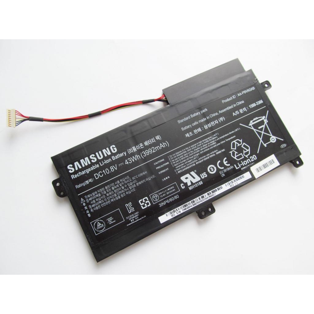 Акумулятор до ноутбука Samsung 370R5 AA-PBVN3AB, 43Wh (3992mAh), 3cell, 10.8V, Li-ion (A47456) - зображення 1