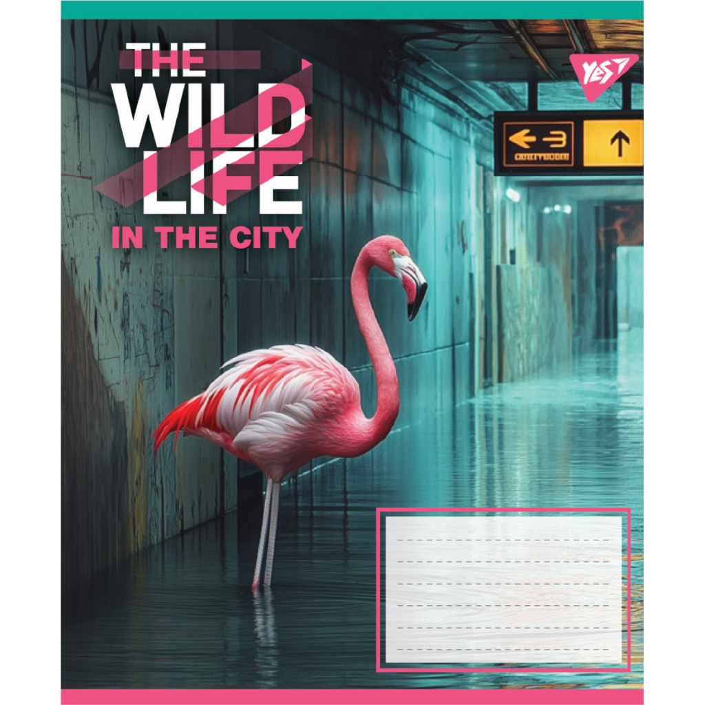 Зошит Yes The wild in the city А5 60 аркушів клітинка (767770) - зображення 6