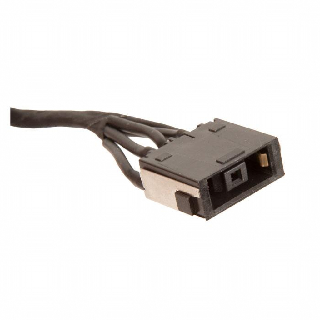Роз'єм живлення ноутбука з кабелем Lenovo для Lenovo PJ960 (прямоугольный + center pin),5-pin,20 см (A49085) - изображение 2