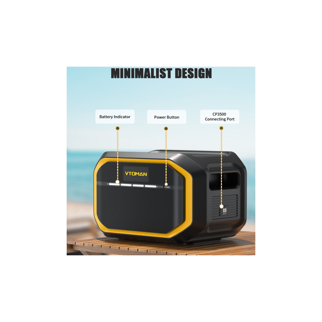 Додаткова батарея для зарядної станції Vtoman PB-81 1548Wh (FlashSpeed 1500 Battery) - изображение 6