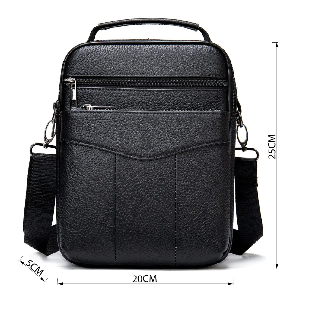 Сумка Vintage Шкіряна Чорна (20345) - зображення 4