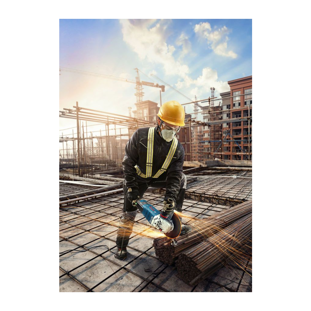 Шліфувальна машина Bosch GWS 30-230 B 230 мм 2800W, 6500об/хв, 5.9кг (0.601.8G1.000) - зображення 7