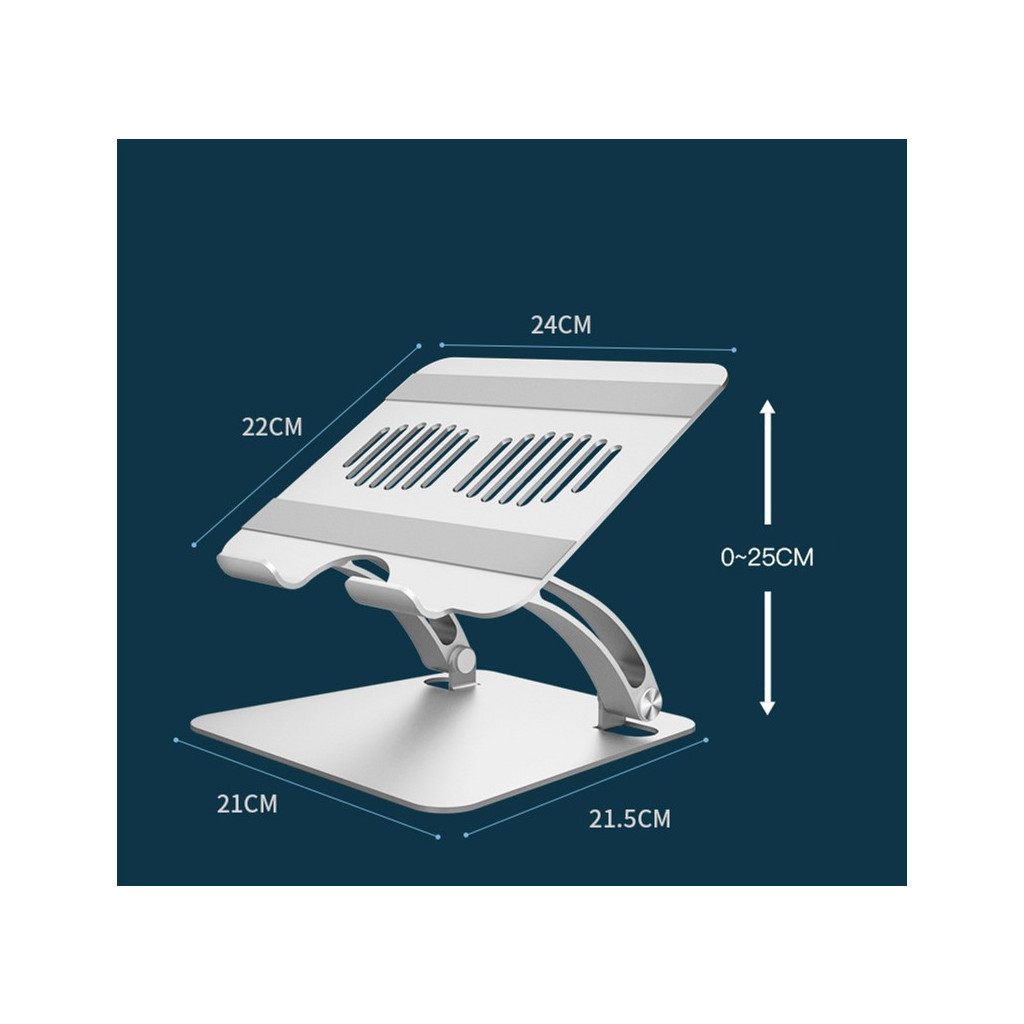 Підставка до ноутбука DYXON FIX 2 Silver (DXNLSF2S) - зображення 6