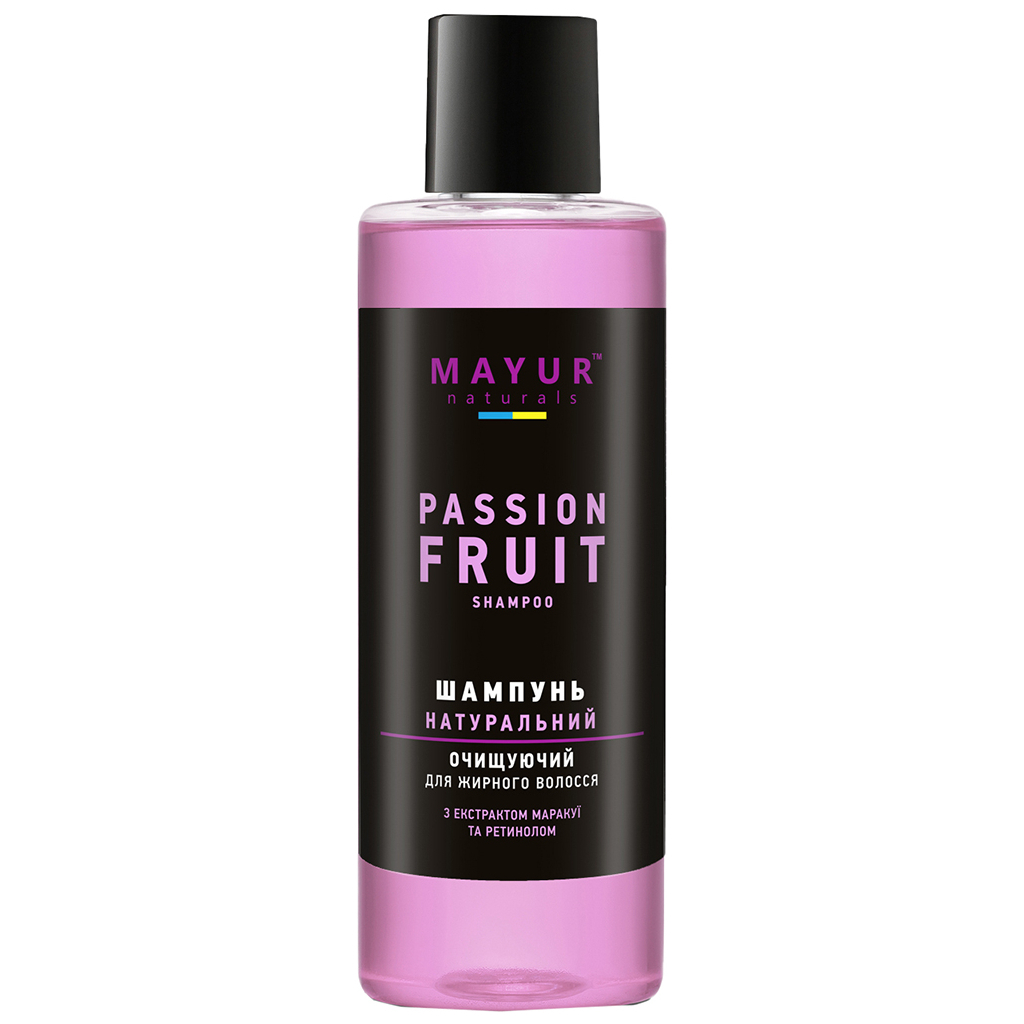 Шампунь Mayur Маракуйя очисний для жирного волосся 200 мл (4820230950045) - изображение 1