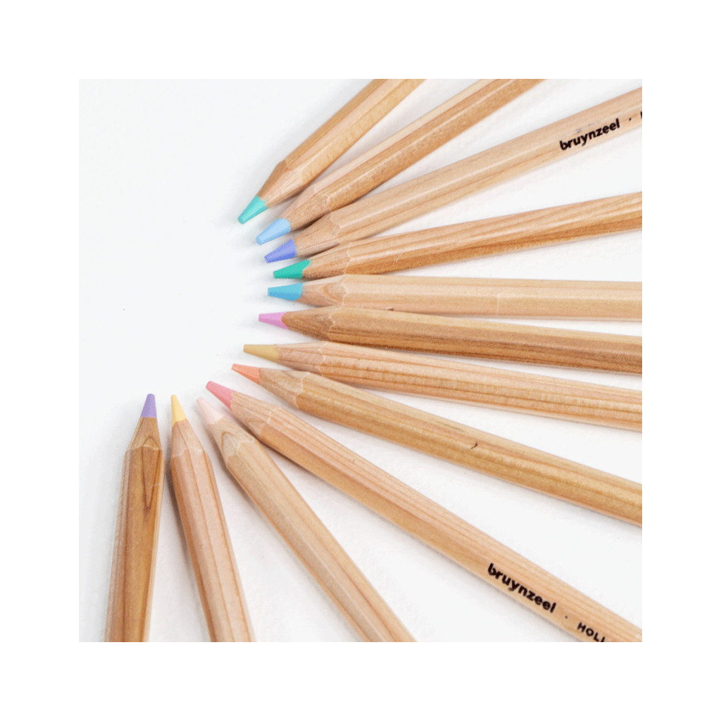 Олівці кольорові Bruynzeel EXPRESSION PASTEL, 12 кольорів (8712079468415) - изображение 5