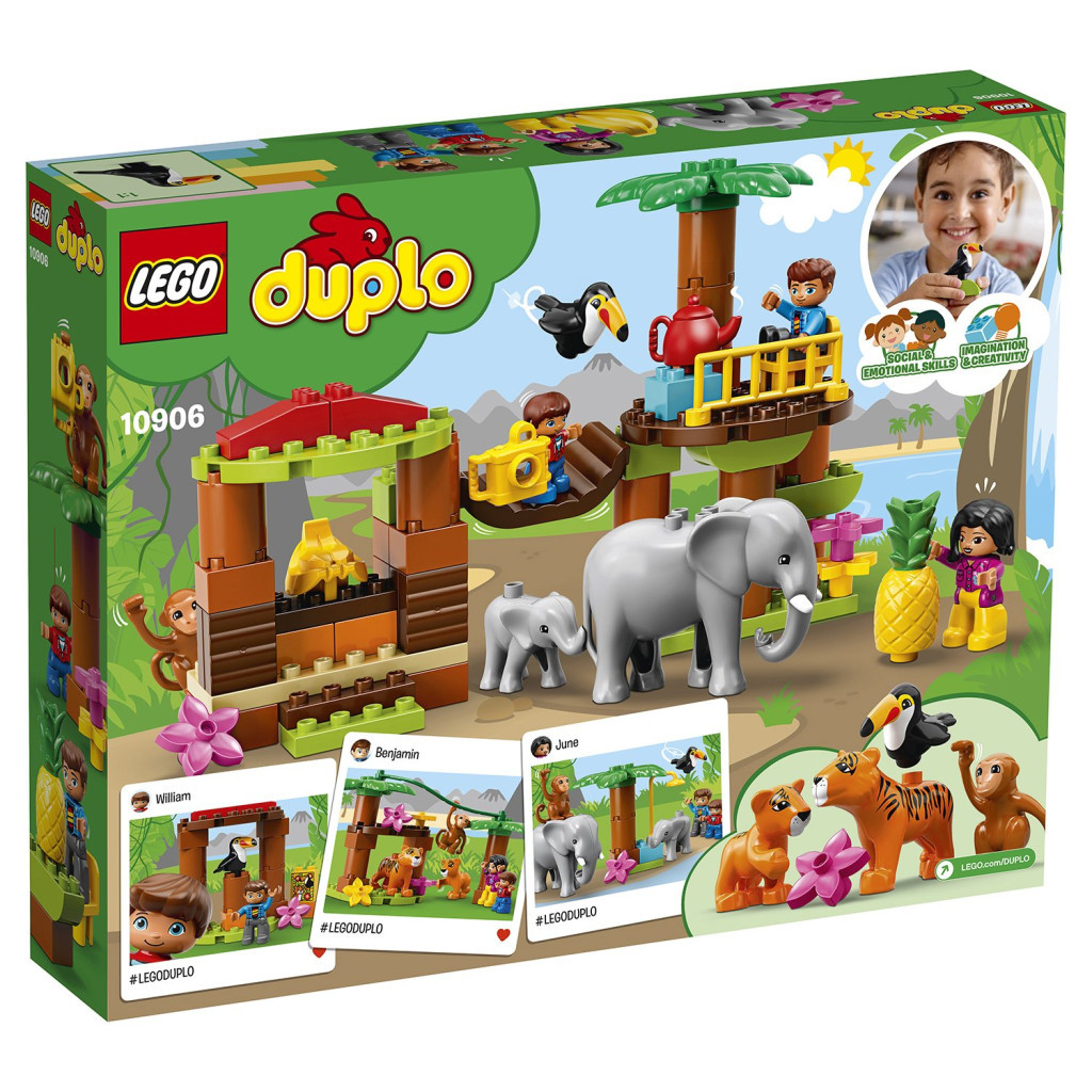 Конструктор LEGO DUPLO Тропічний острів 73 деталі (10906) - зображення 12
