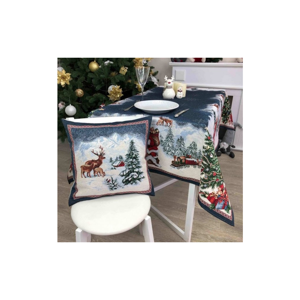 Наволочка Прованс Blue Sky Олені 45х45 см (4823093435919) - зображення 2