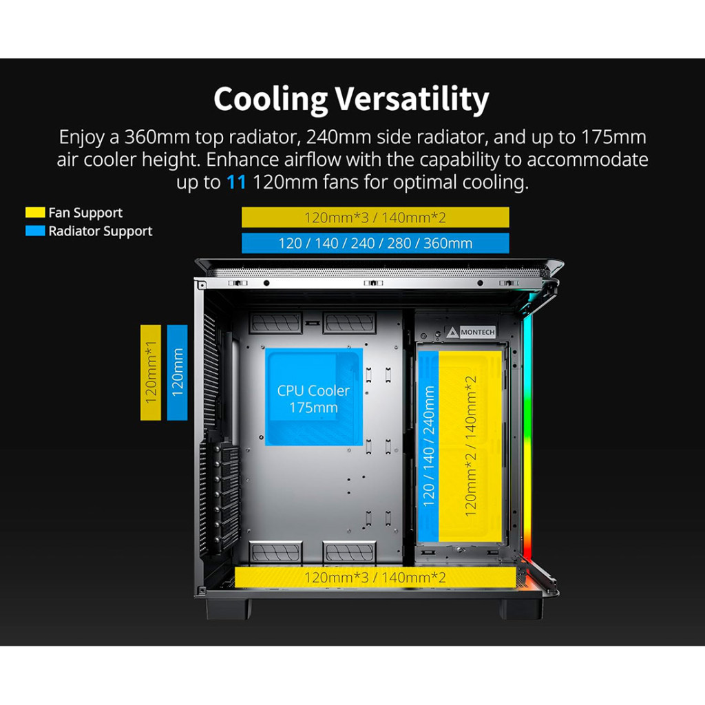Корпус MONTECH KING 95 (B) - зображення 12