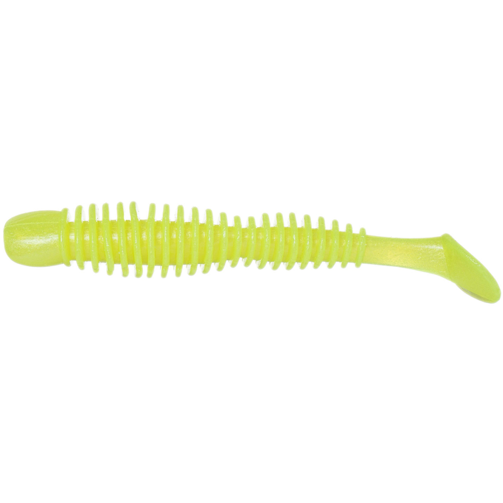 Силікон рибальський Reins Bubbling Shad 4" 416 Glow Pearl Chart (8 шт/уп.) (1552.07.66) - зображення 1