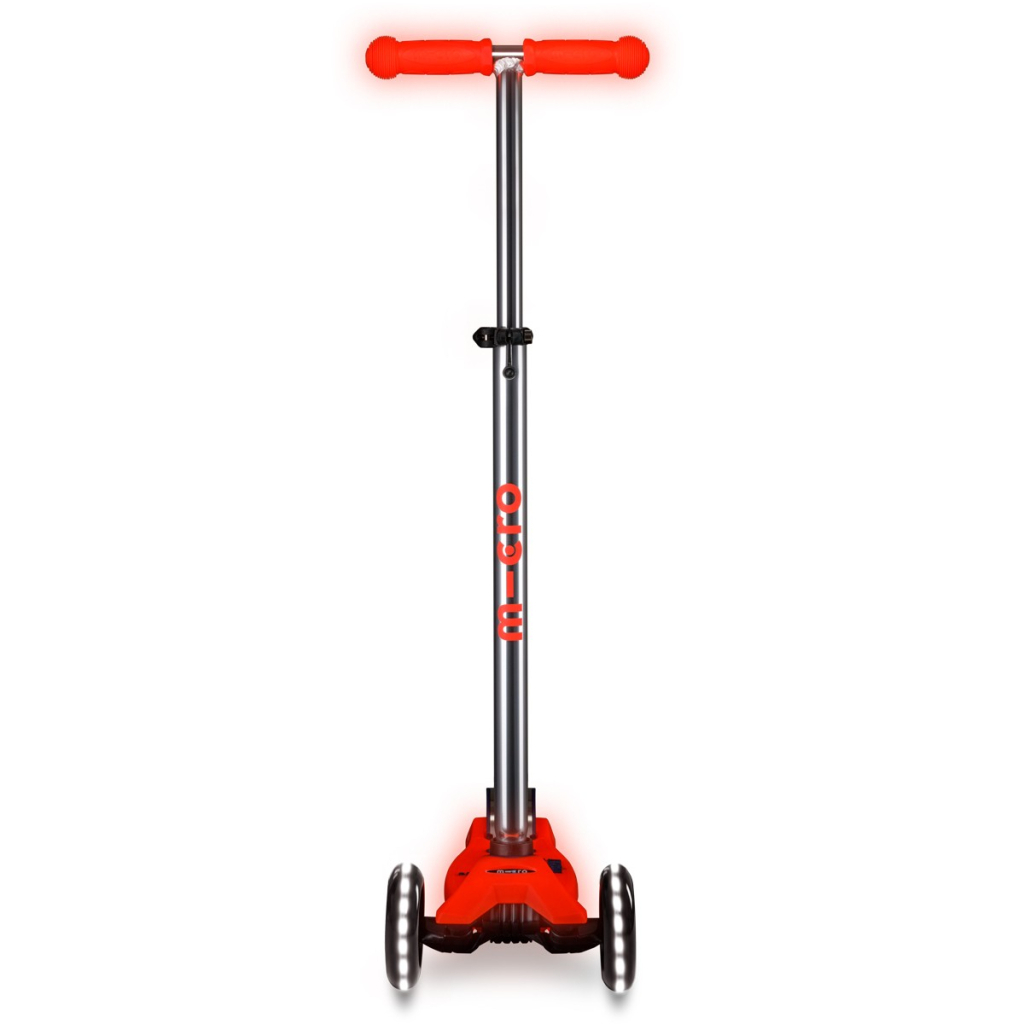 Самокат Micro Maxi Deluxe Glow LED Червона аура (MMD368) - зображення 4
