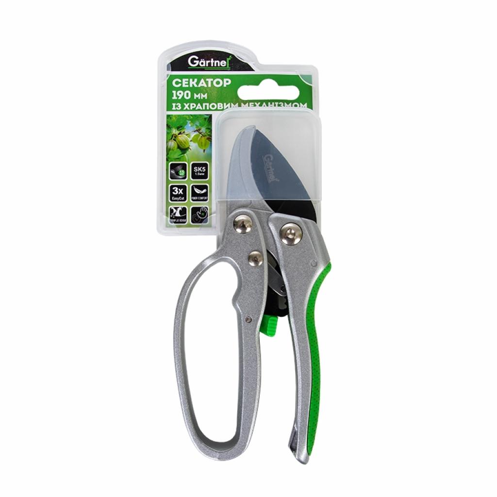 Секатор Gartner 190 мм із храповим механізмом (80001054) - изображение 7