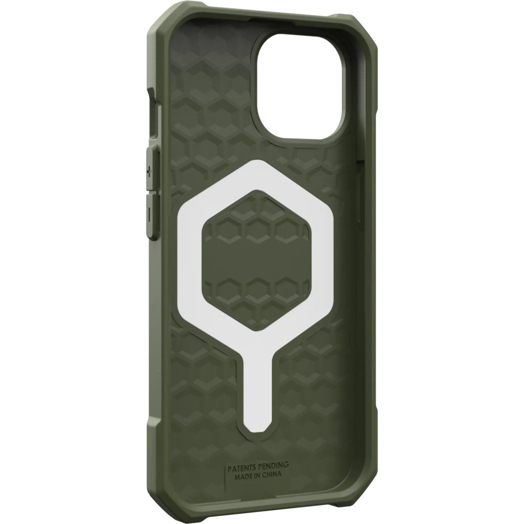 Чохол до мобільного телефона UAG Apple iPhone 15 Essential Armor Magsafe, Olive Drab (114288117272) - зображення 9