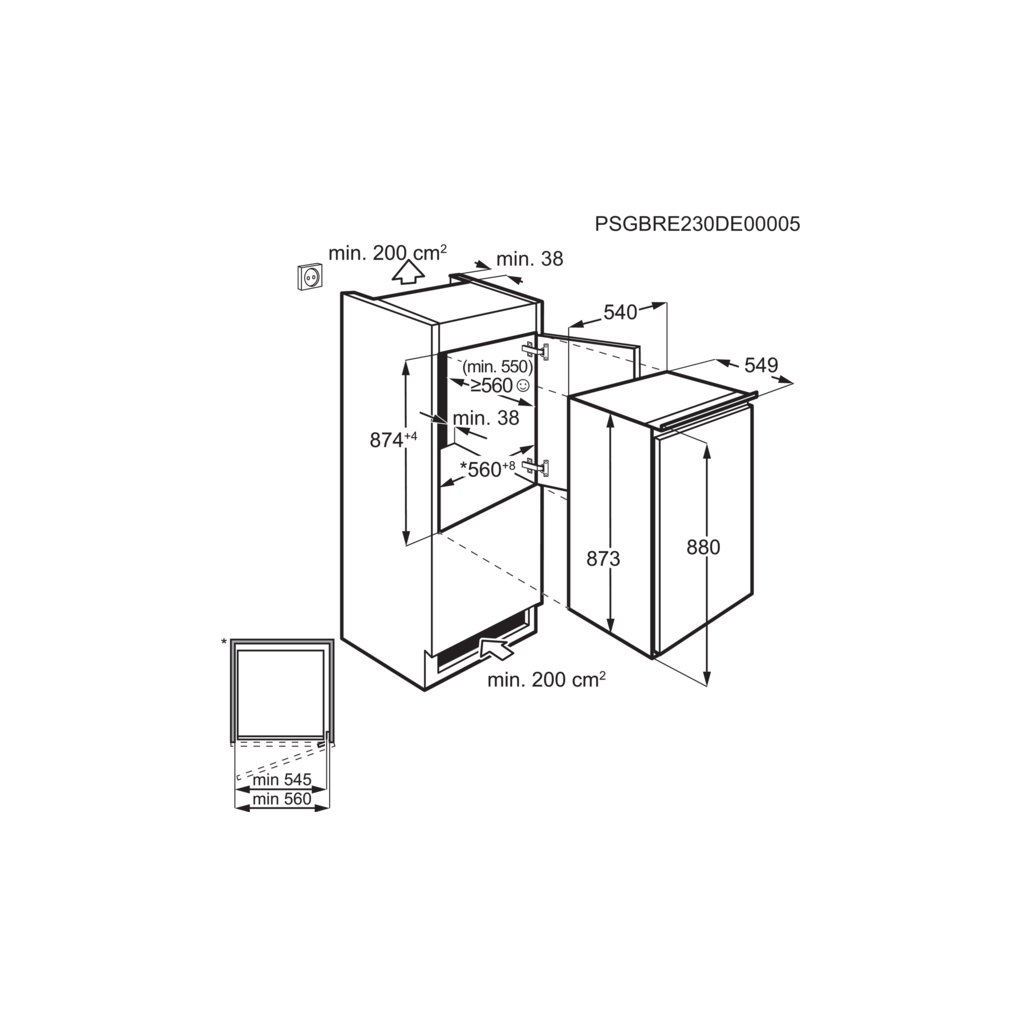Холодильник Electrolux LFB2AE88S1 - зображення 4