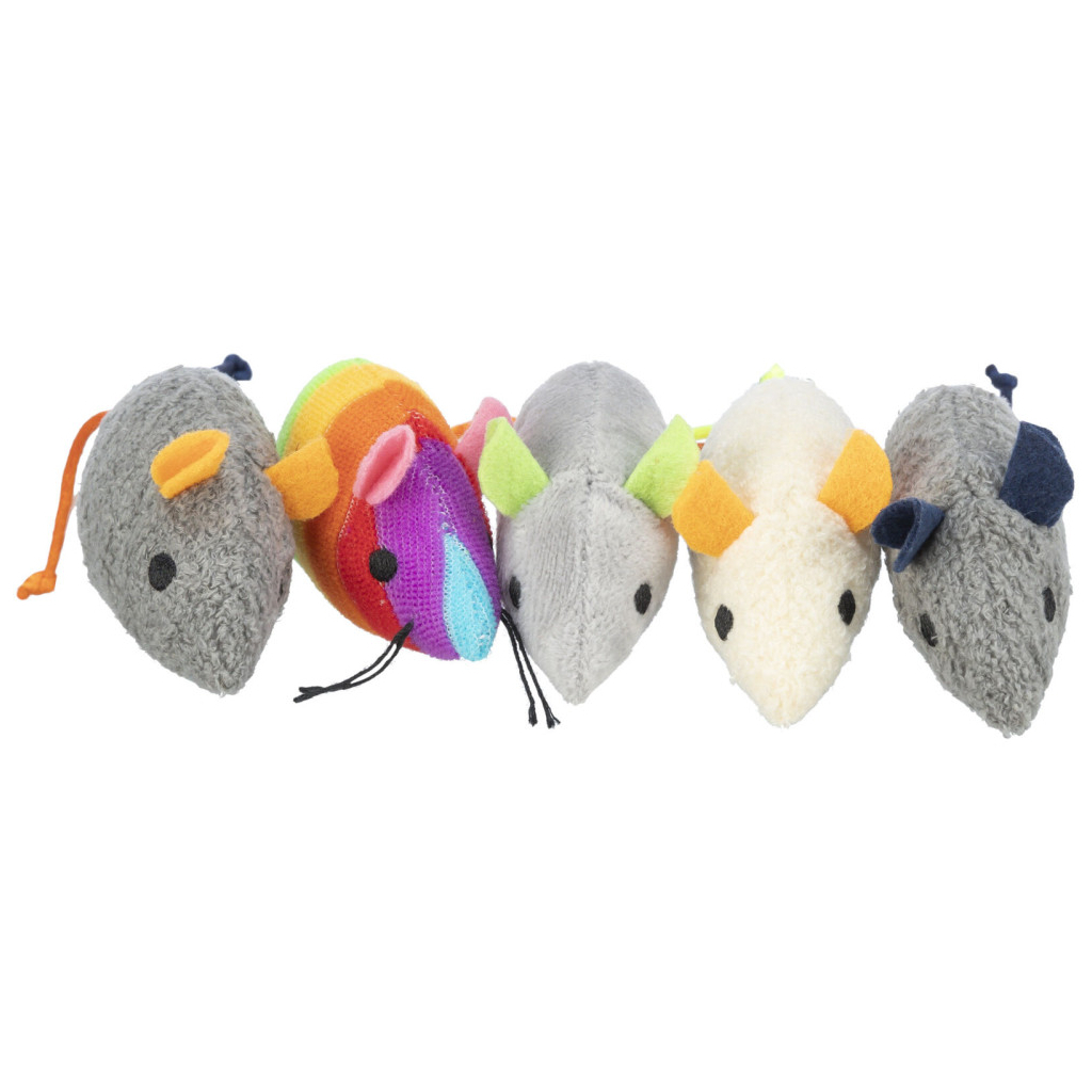 Іграшка для котів Trixie Миша плюшева З котячою м'ятою 7 см (4011905411125) - зображення 1