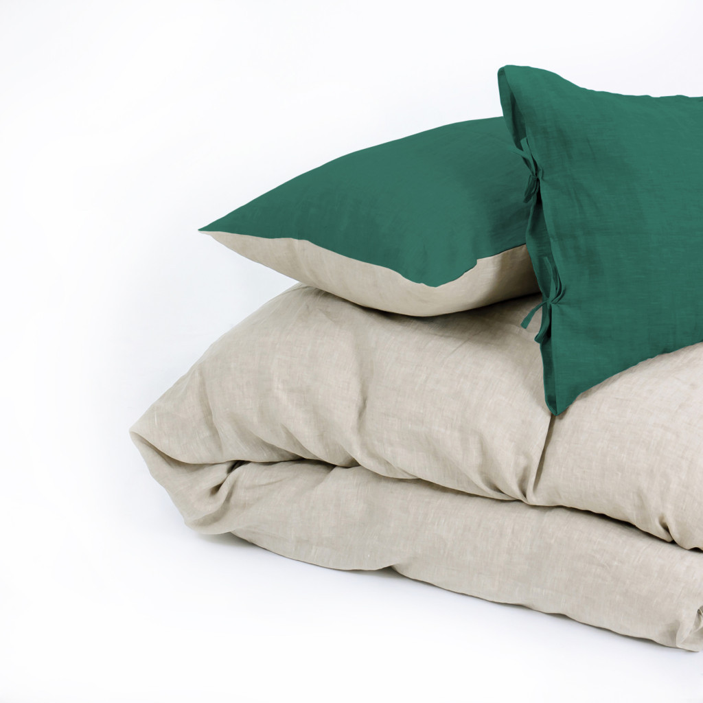 Постільна білизна MirSon Льон Green meadow 220х240 (2200005371060) - изображение 5