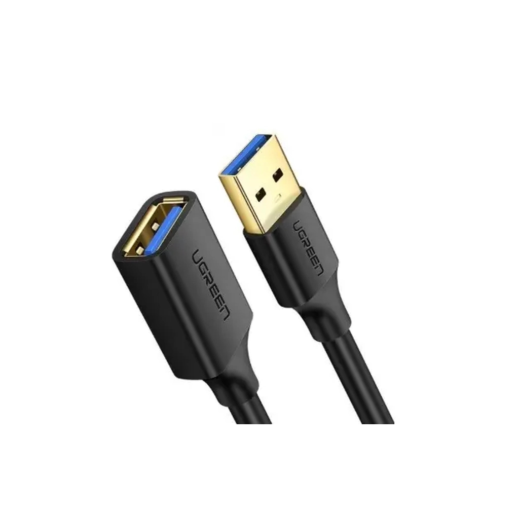 Дата кабель USB 3.0 AM/AF 1.0m US129 black Ugreen (10368) - picture 1