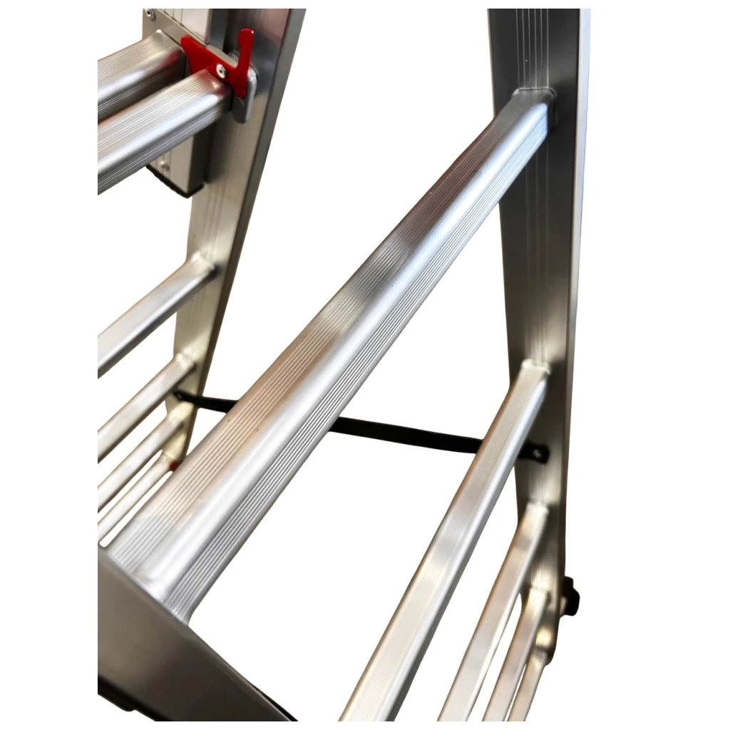 Драбина GTM 3-секції, розкладна, 3*10сх. 2,72-6,5м (KME310) - зображення 8