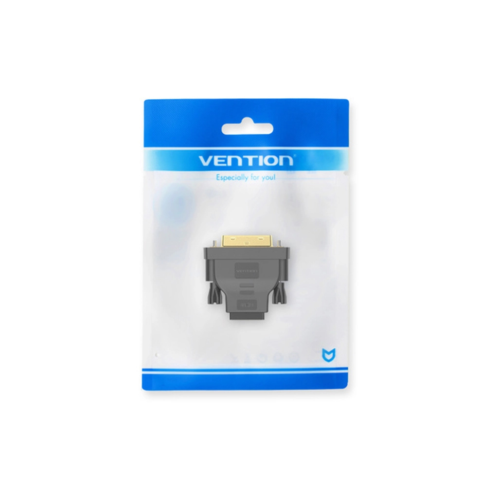 Перехідник DVI(24+1) Male to HDMI Female black Vention (ECDB0) - изображение 2