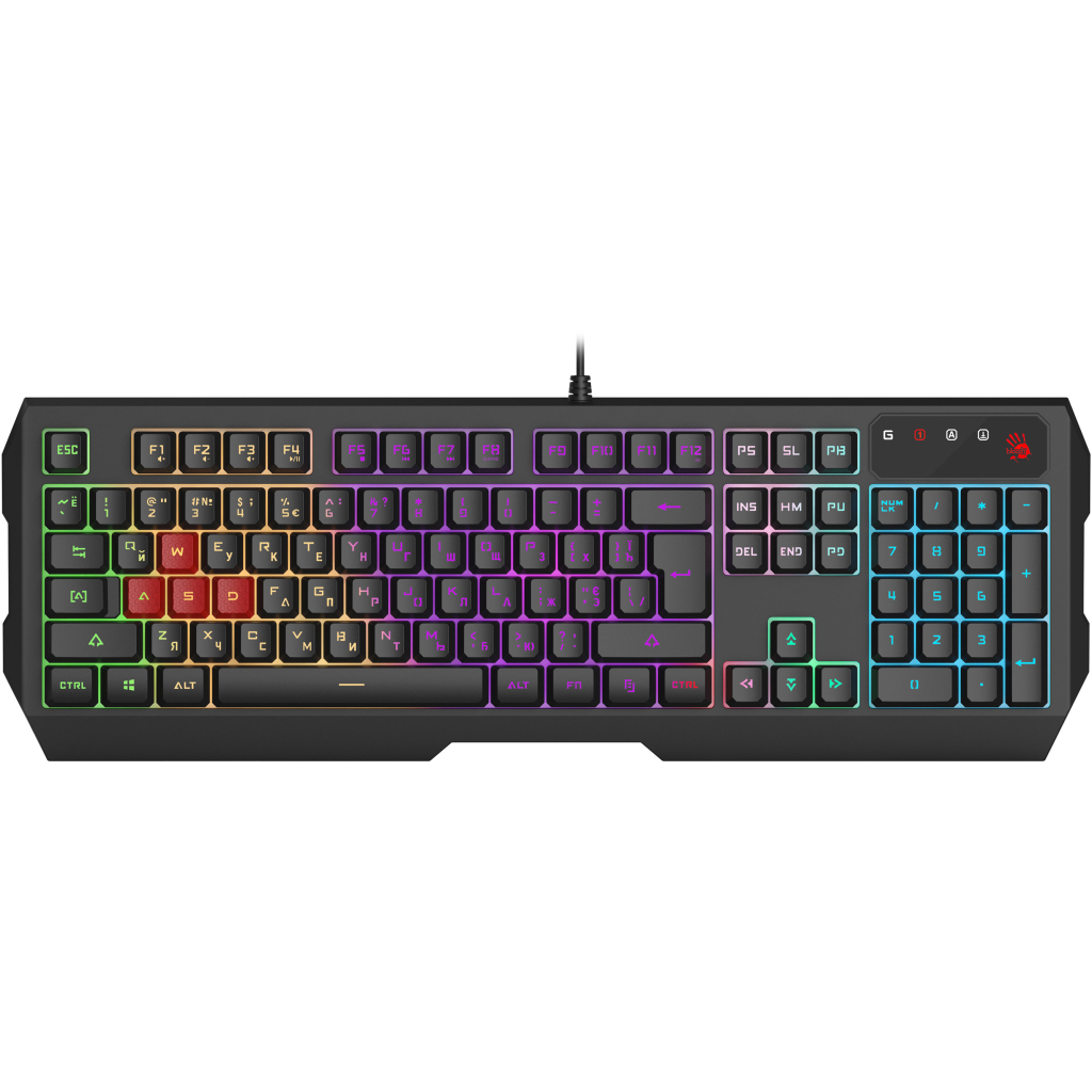 Клавіатура A4Tech Bloody B140N USB Black (4711421979146) - зображення 1